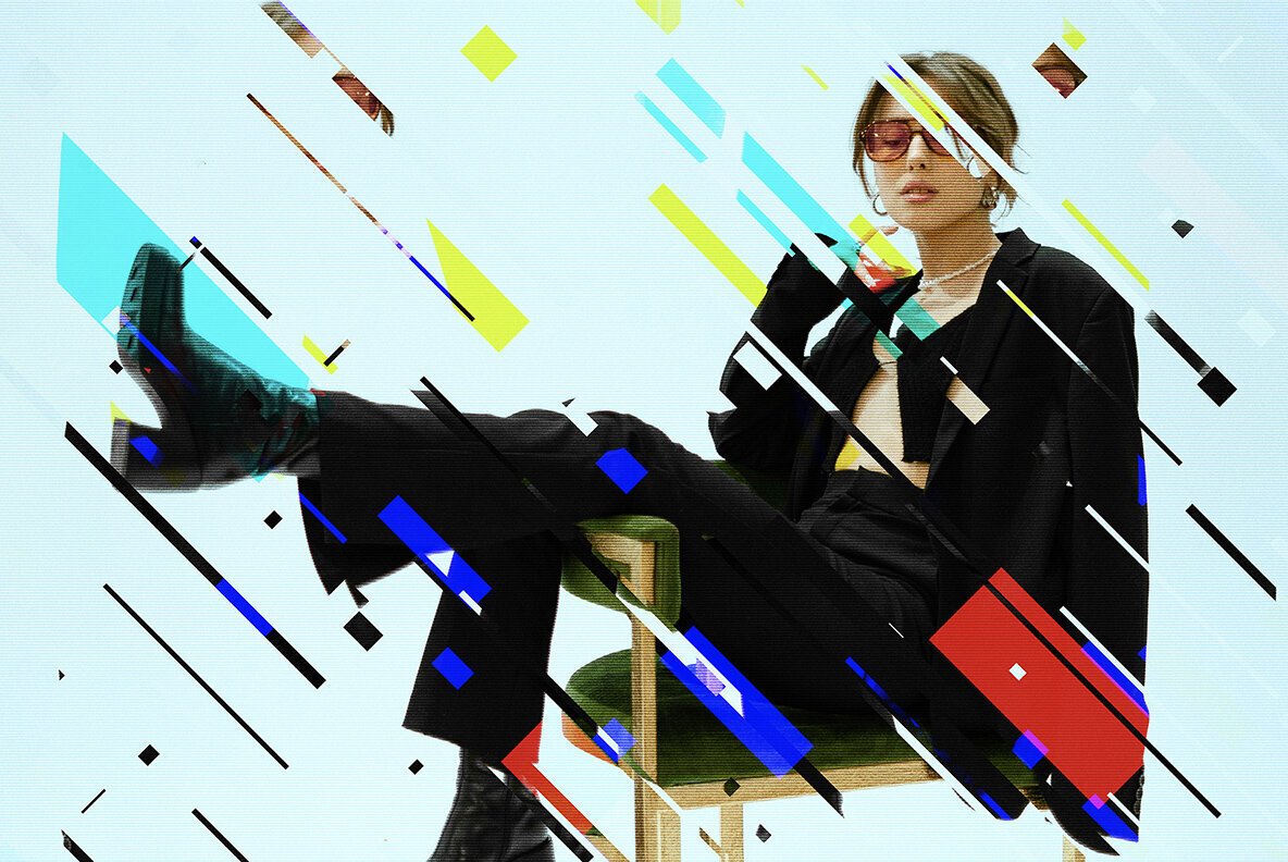 Anaglitch Photoshop Effect 3