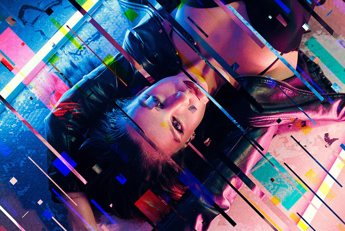 Anaglitch Photoshop Effect 5