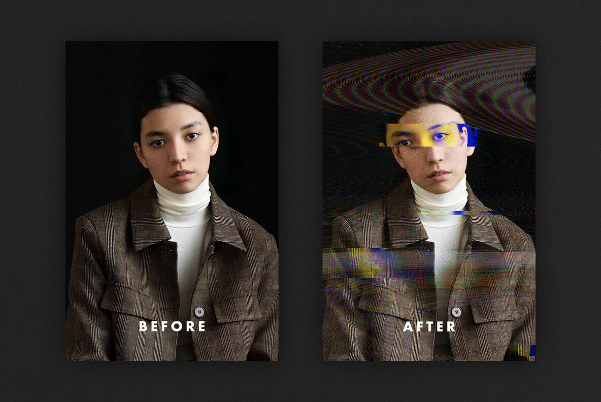 Glitch Damage Photo Effect 4