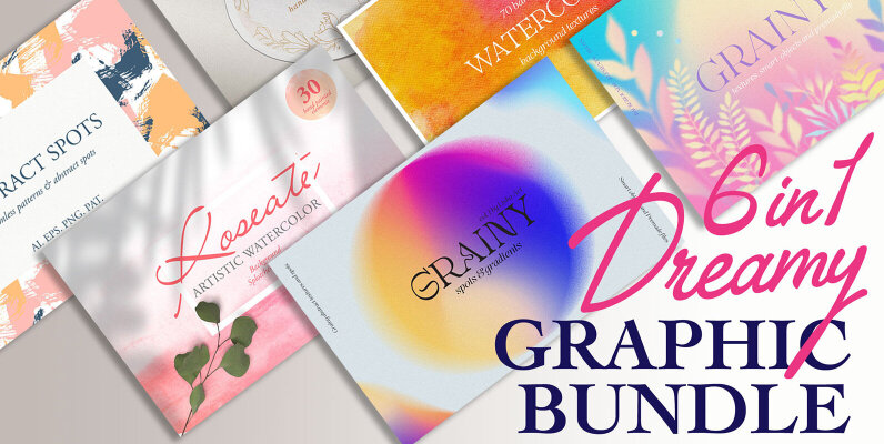 6 in 1 Dreamy Graphic Bundle