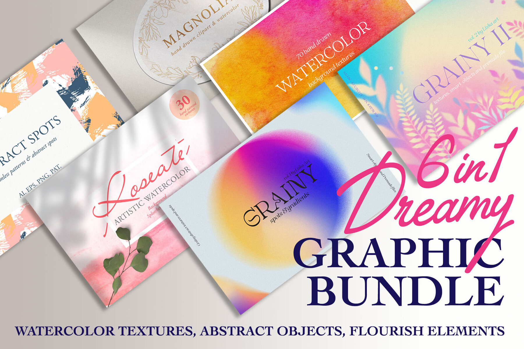 6 in 1 Dreamy Graphic Bundle 1