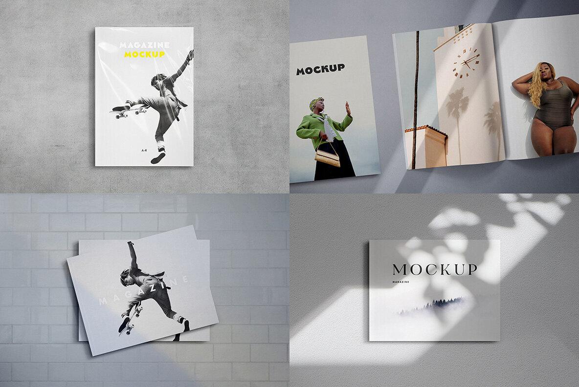 Print Showcase Mockup Bundle 10