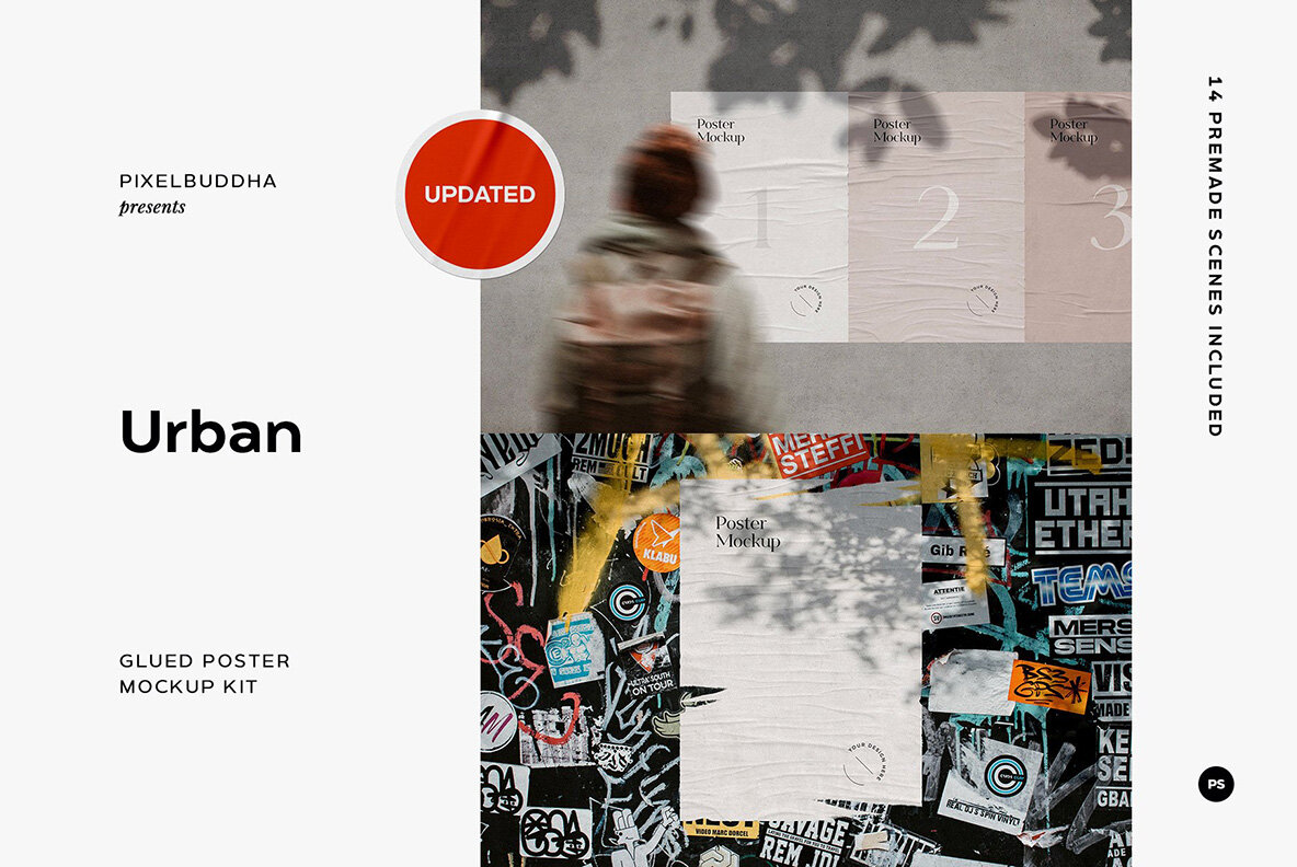 Print Showcase Mockup Bundle 20