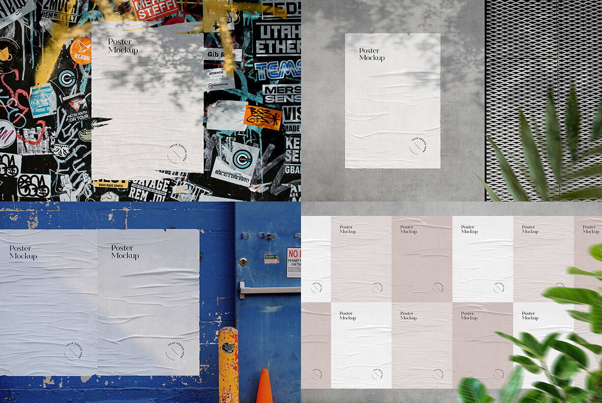 Print Showcase Mockup Bundle 21