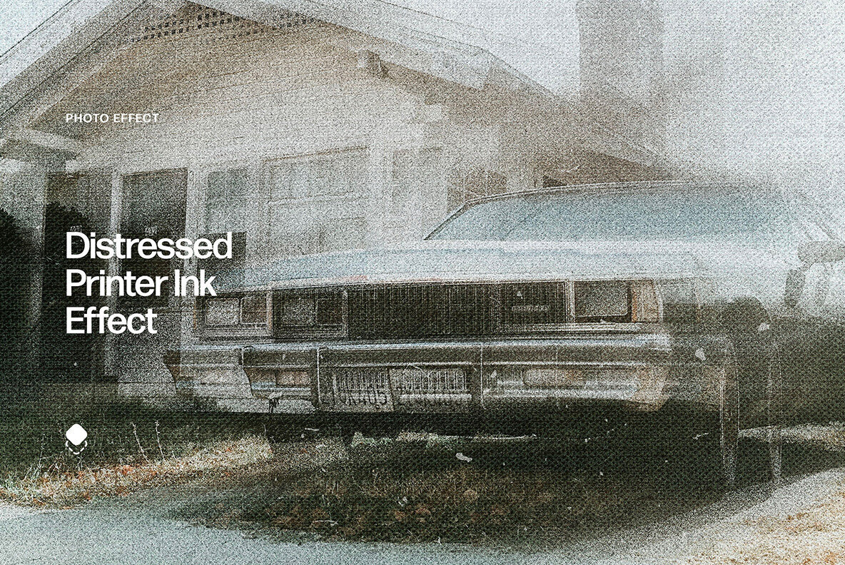 Distressed Print Ink Effect 1