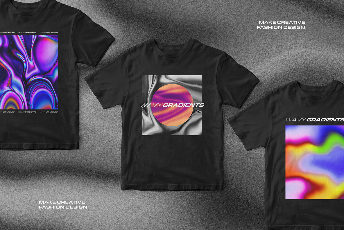 Surreal Gradient Waves   Backgrounds 2