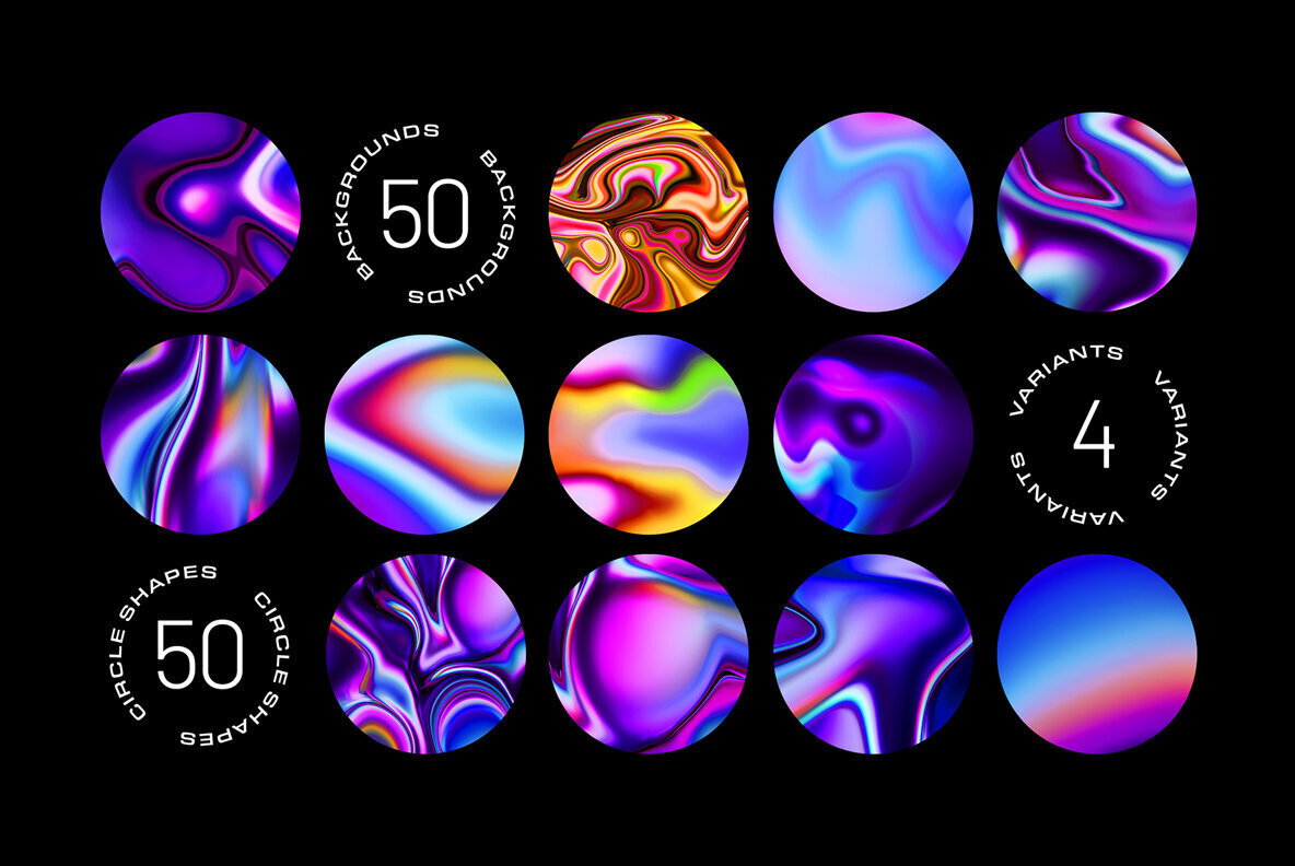 Surreal Gradient Waves   Backgrounds 3