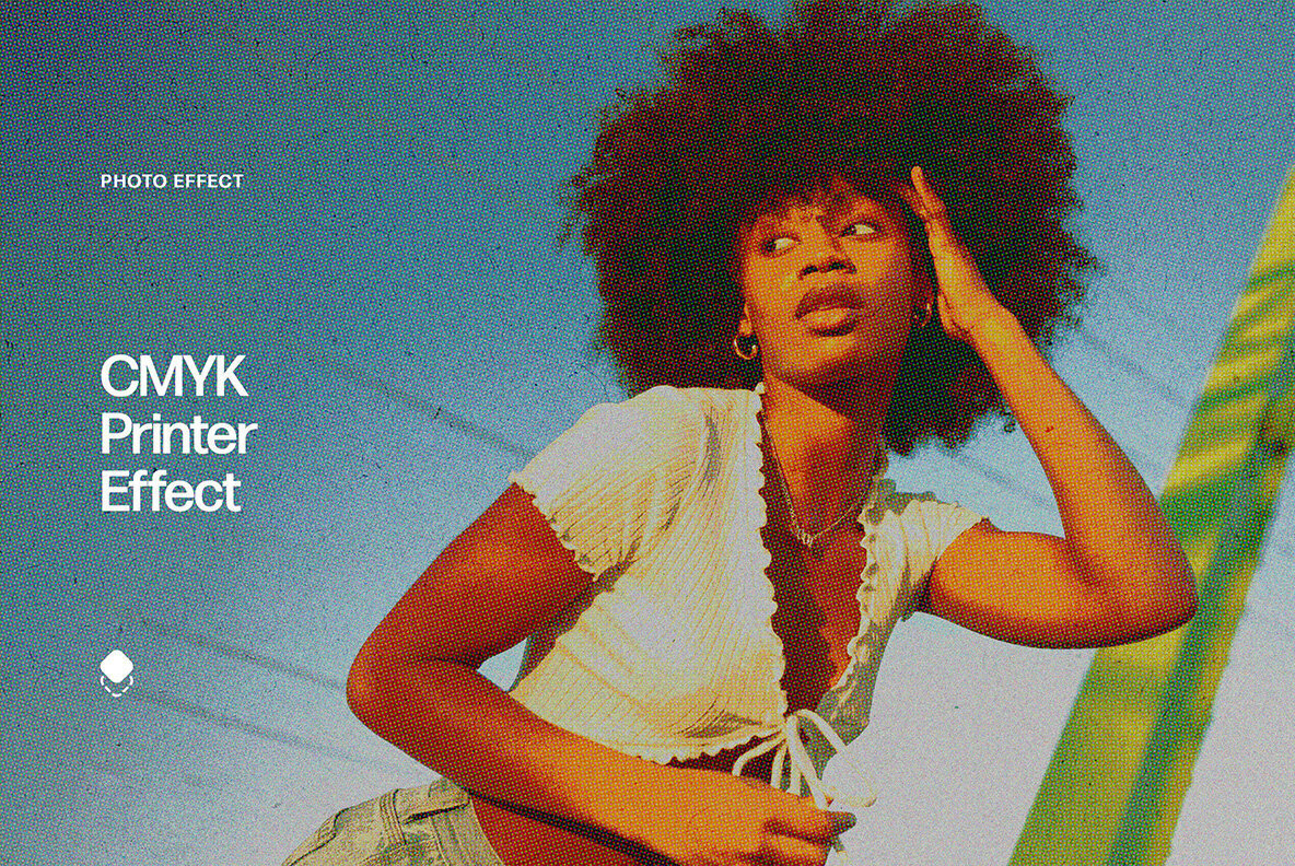 CMYK Printer Effect 1