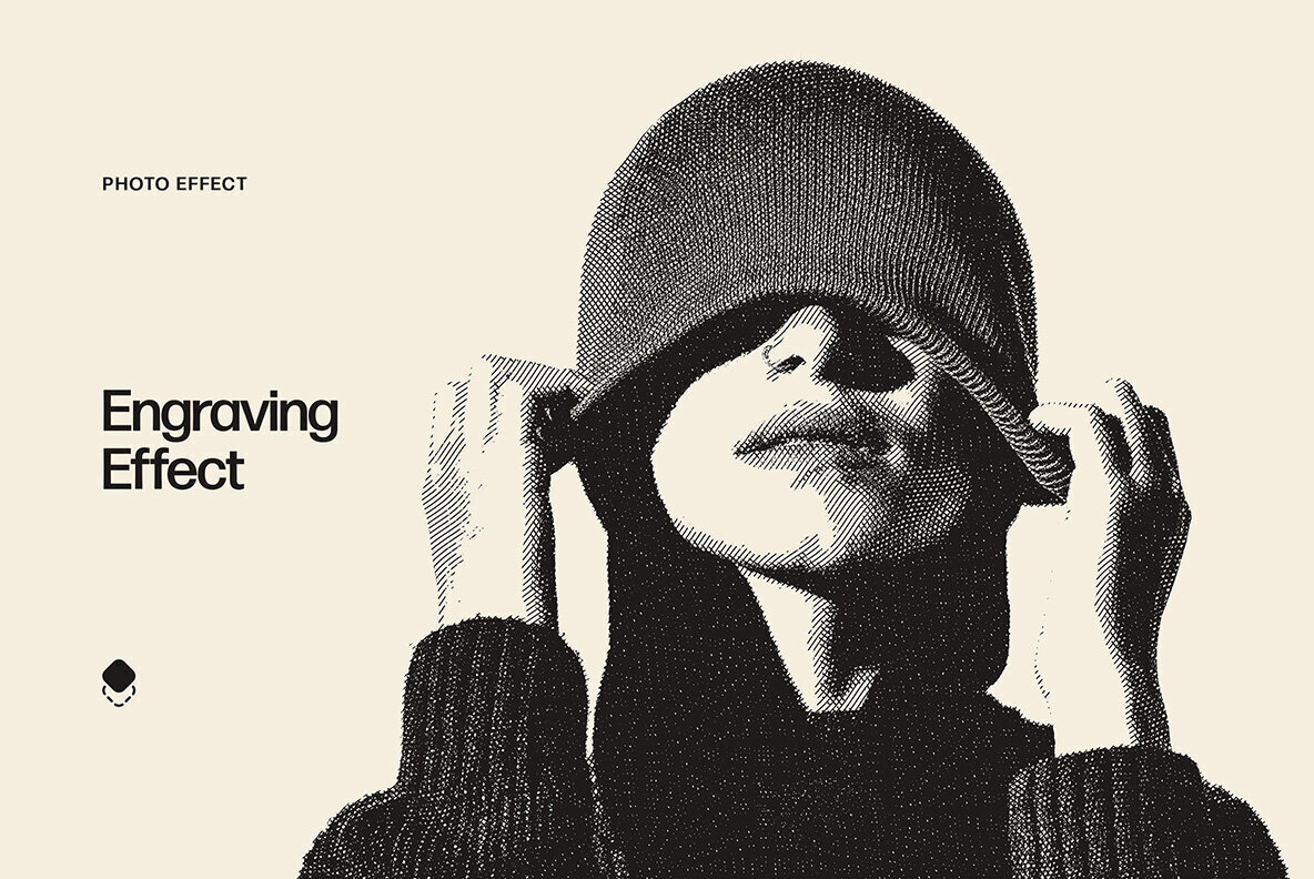 Engraving Photoshop Effect 1