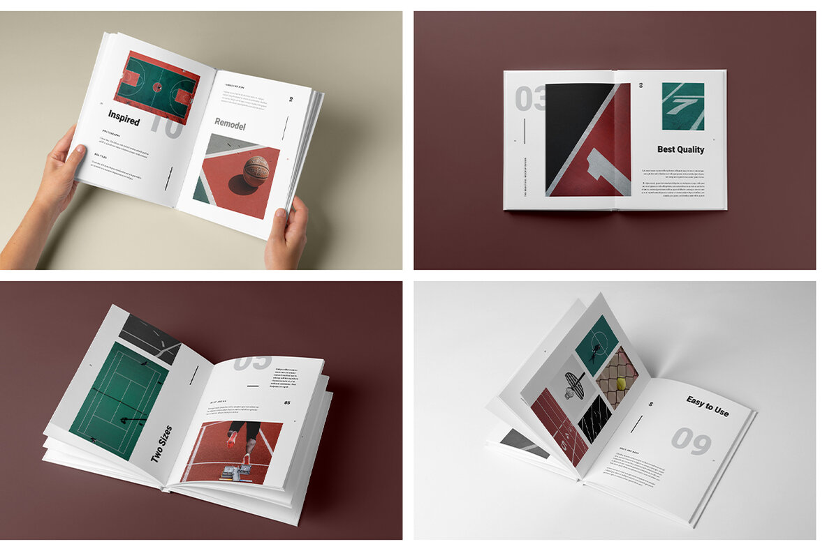 Hardcover Book Mockups   Studio Scenes 7