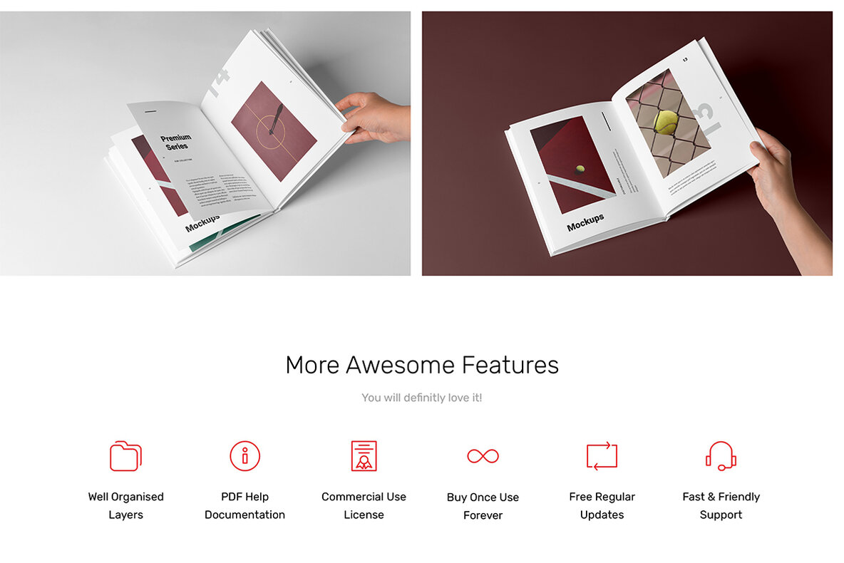 Hardcover Book Mockups   Studio Scenes 10