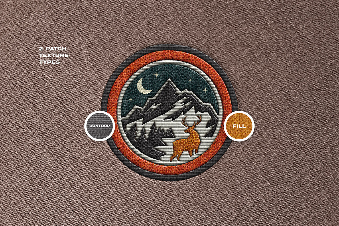 Patch Embroidery Mockup 3