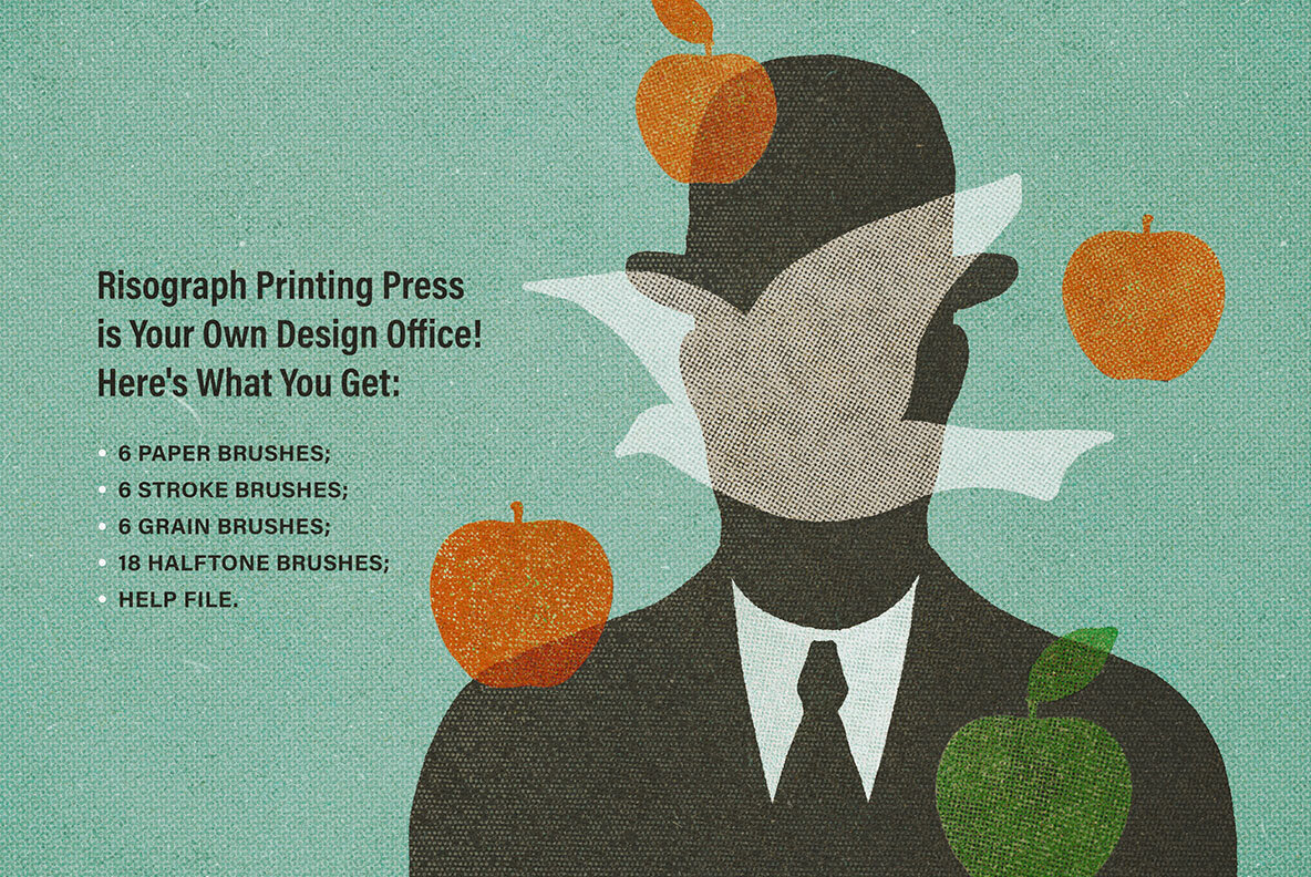 Printing Press Procreate Brushes 2