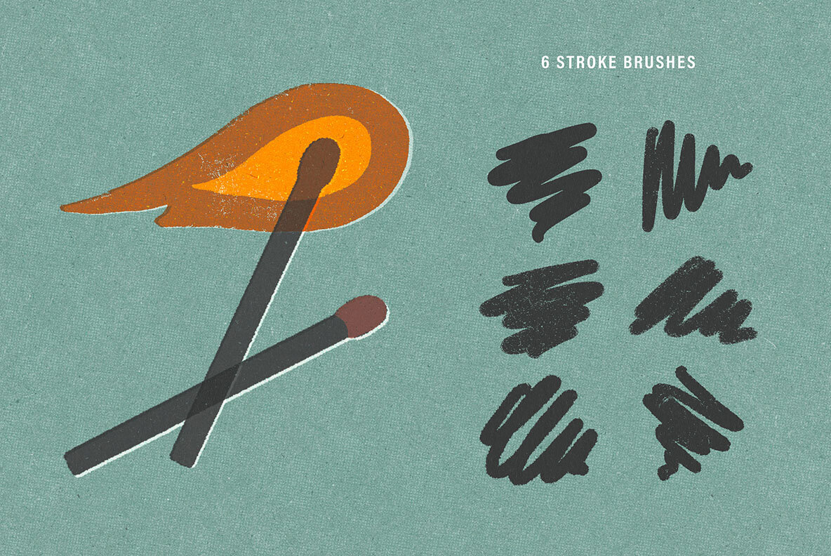 Printing Press Procreate Brushes 4