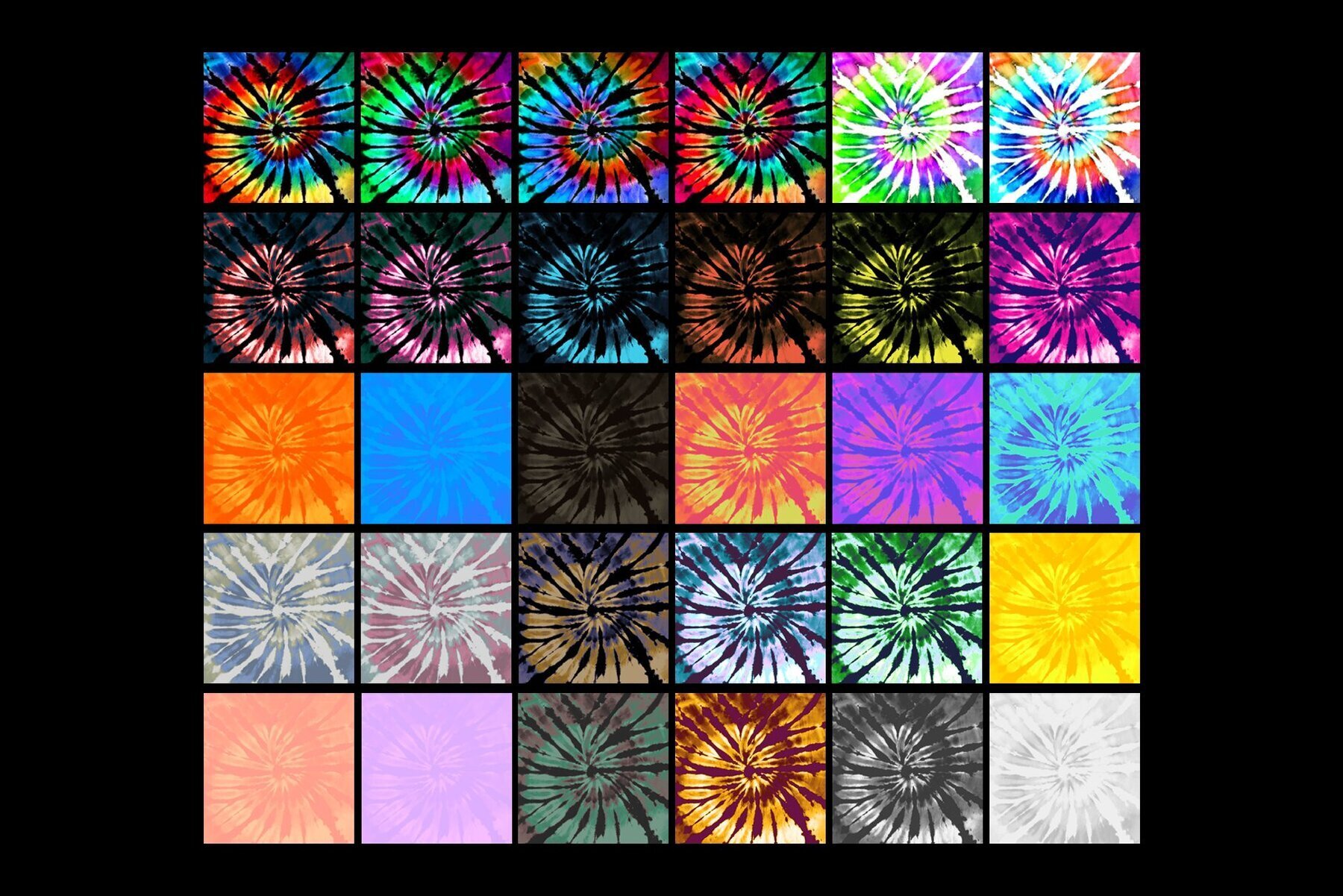 Tie Dye Squares Vol 002 2