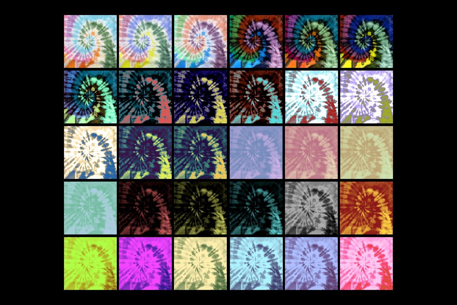 Tie Dye Squares Vol 003 2