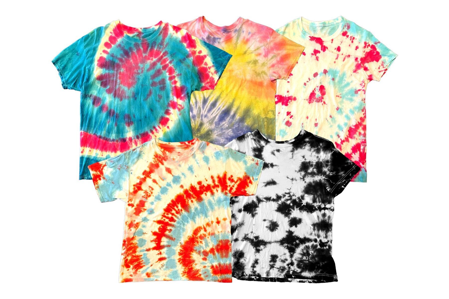 Tie Dye T Shirt Mockups 1