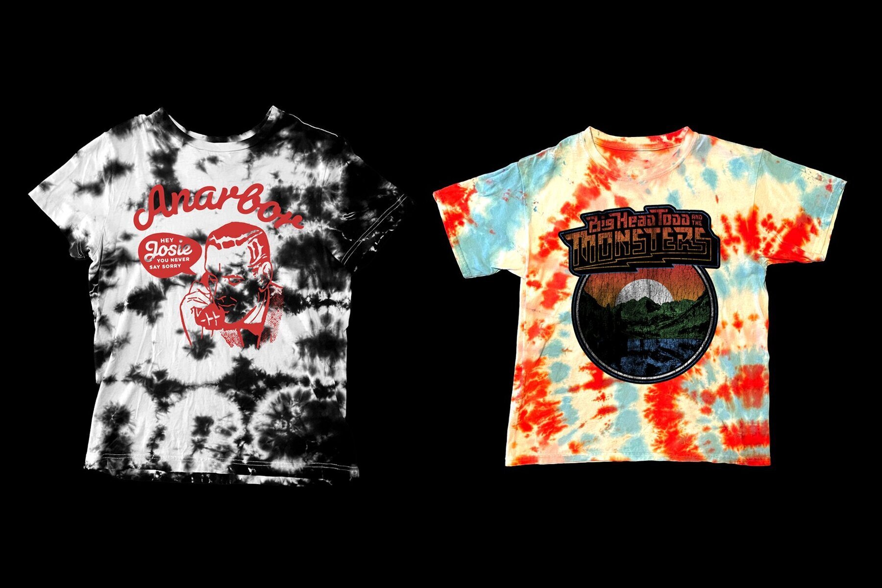 Tie Dye T Shirt Mockups 2