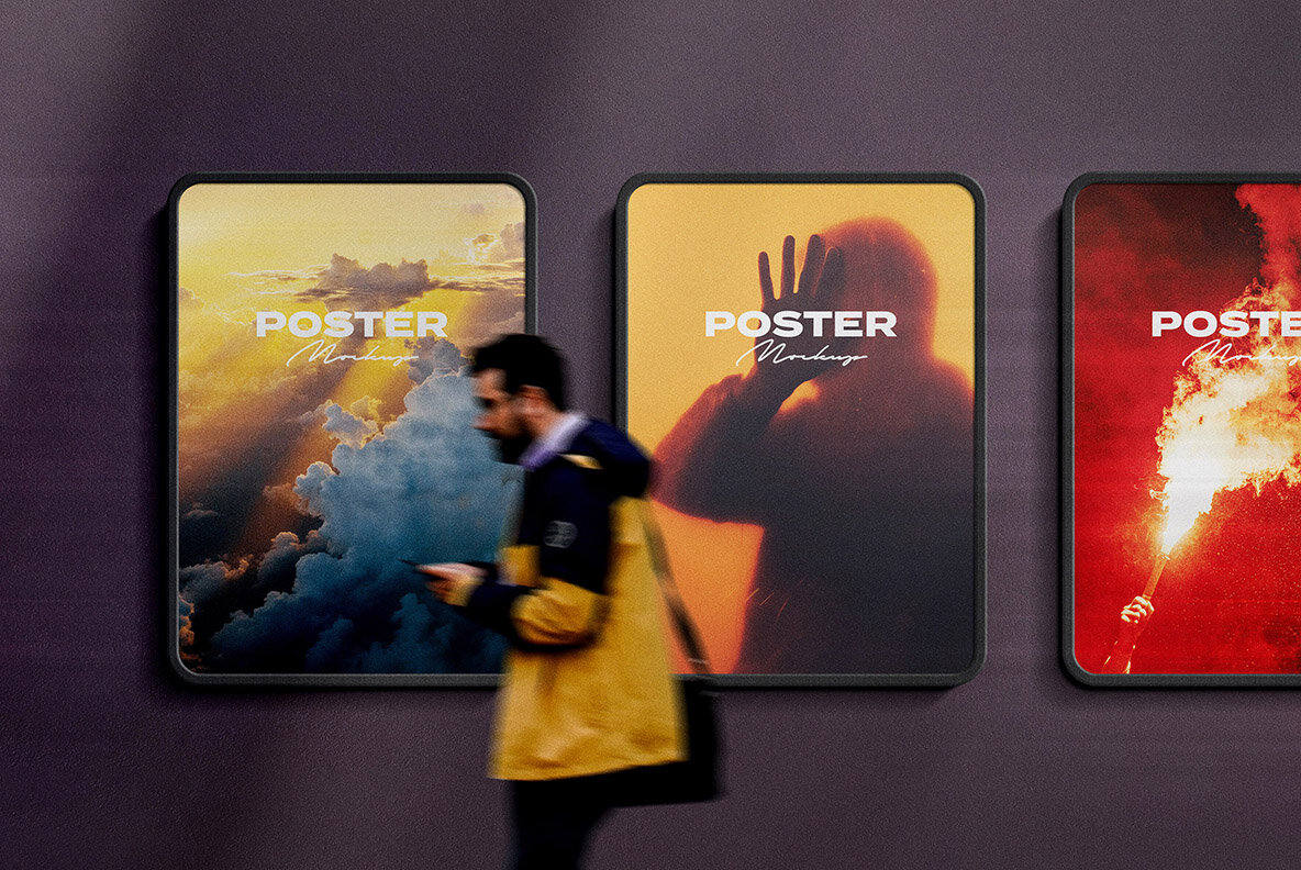 Street   Subway Poster Mockups 6