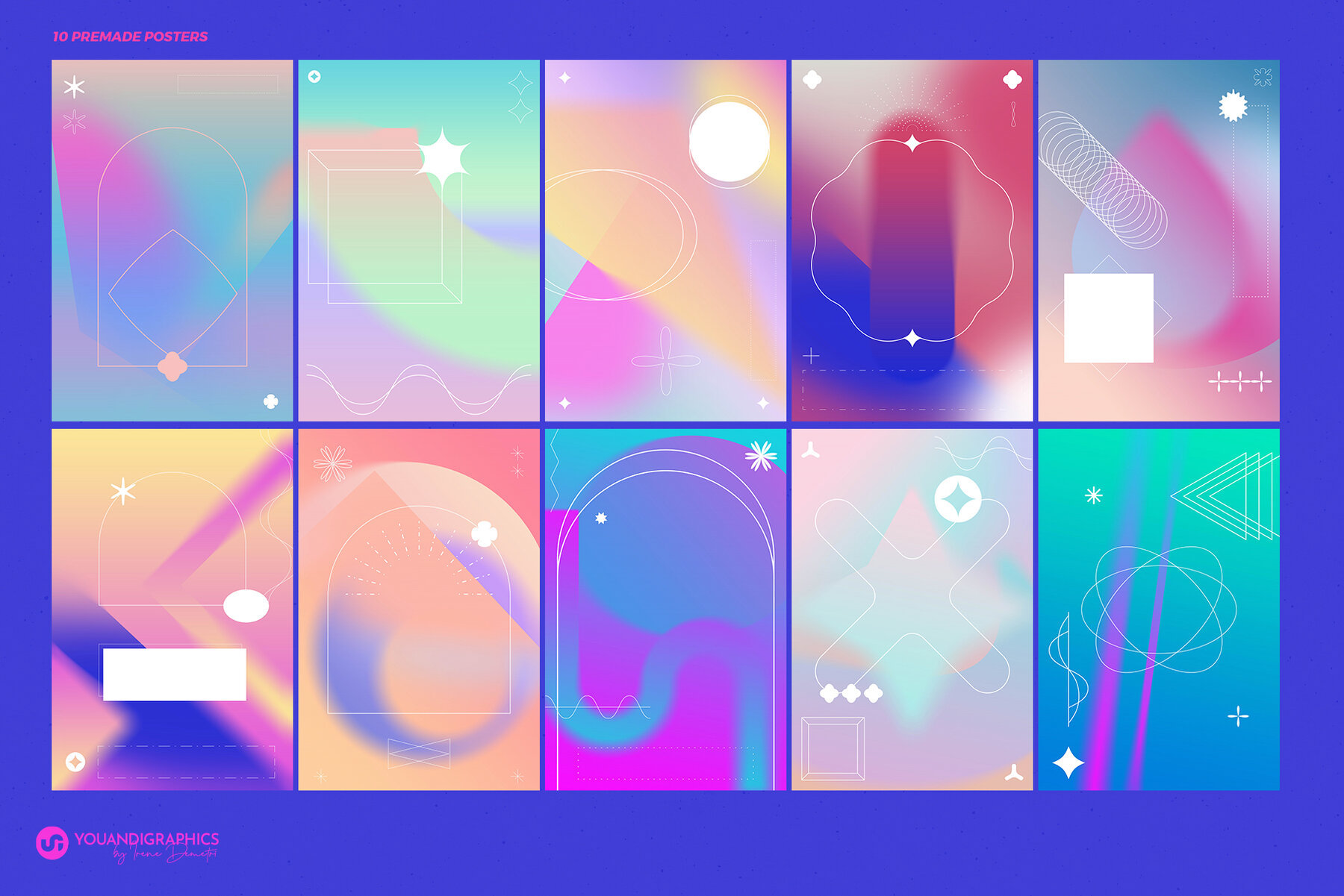 Color Overload Gradients Artwork Kit 12