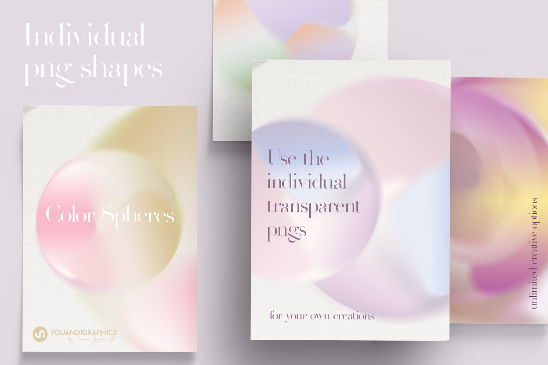 Gradient Spheres Animated and Still 9