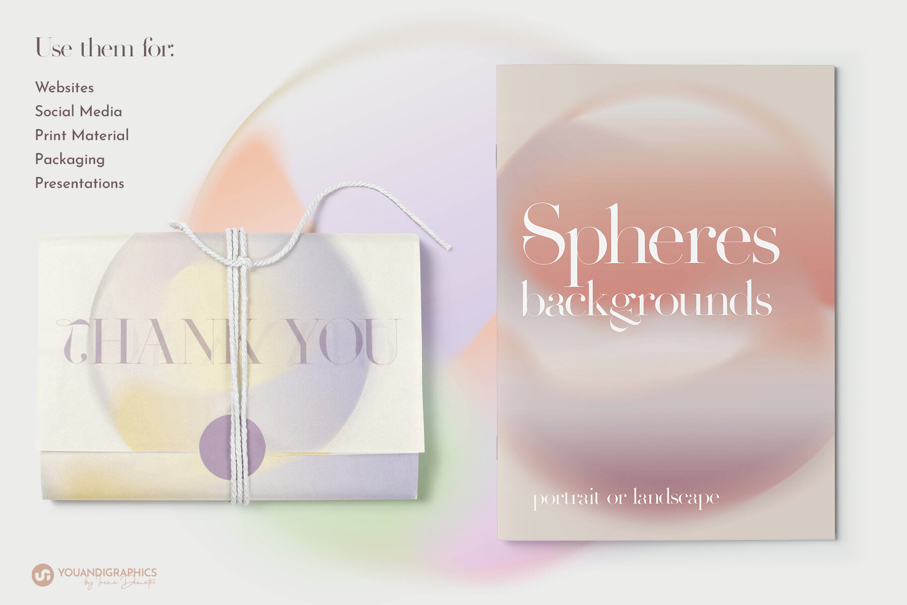 Gradient Spheres Animated and Still 11