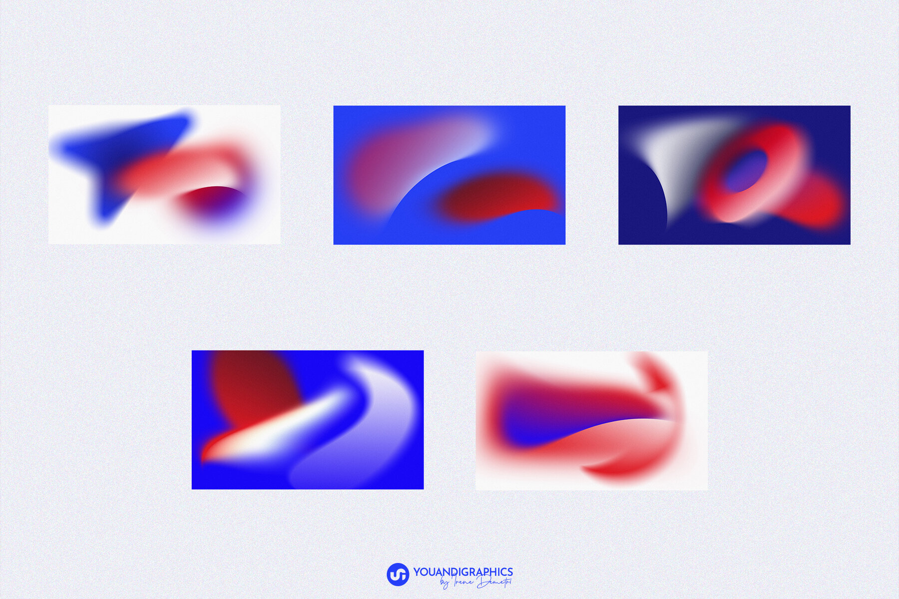 Independence Day Abstract Gradients 8