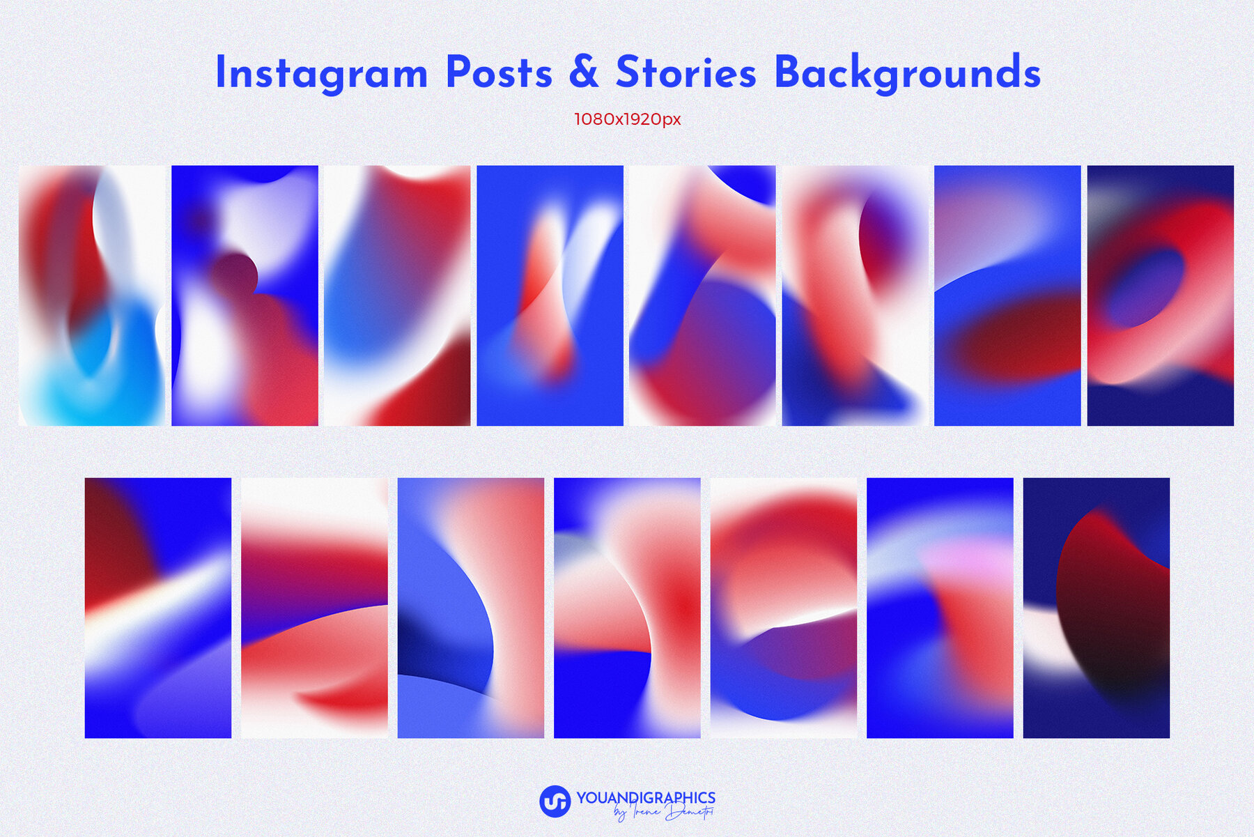 Independence Day Abstract Gradients 10