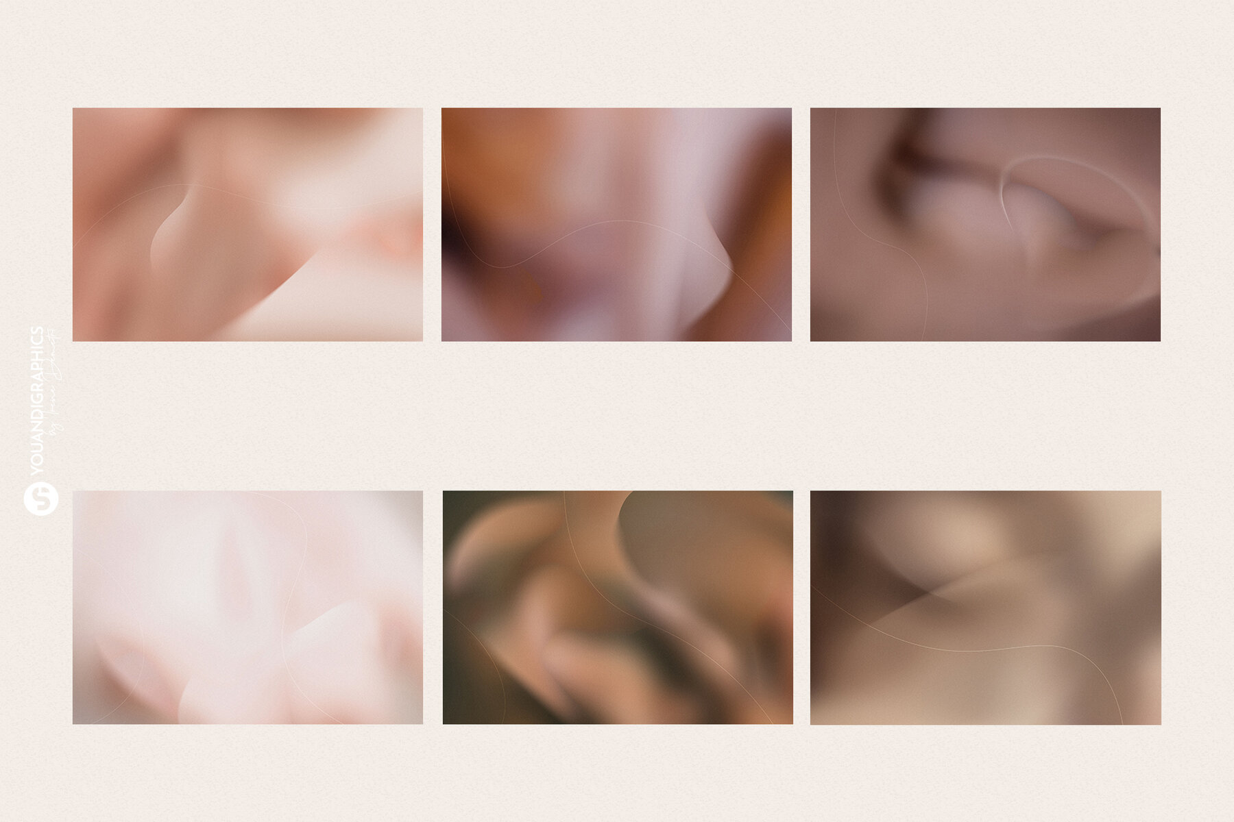 Nude Gradient Textured Backgrounds 10