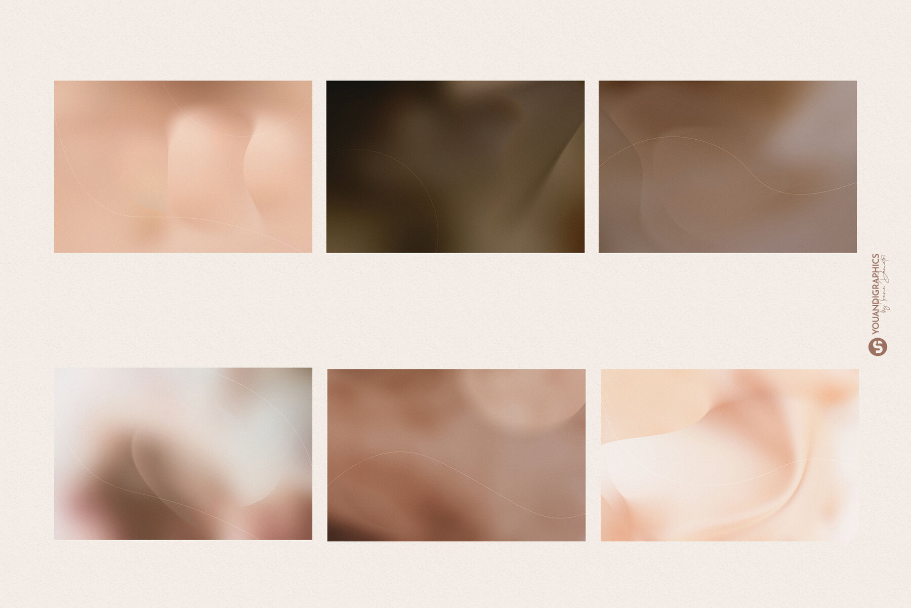 Nude Gradient Textured Backgrounds 12