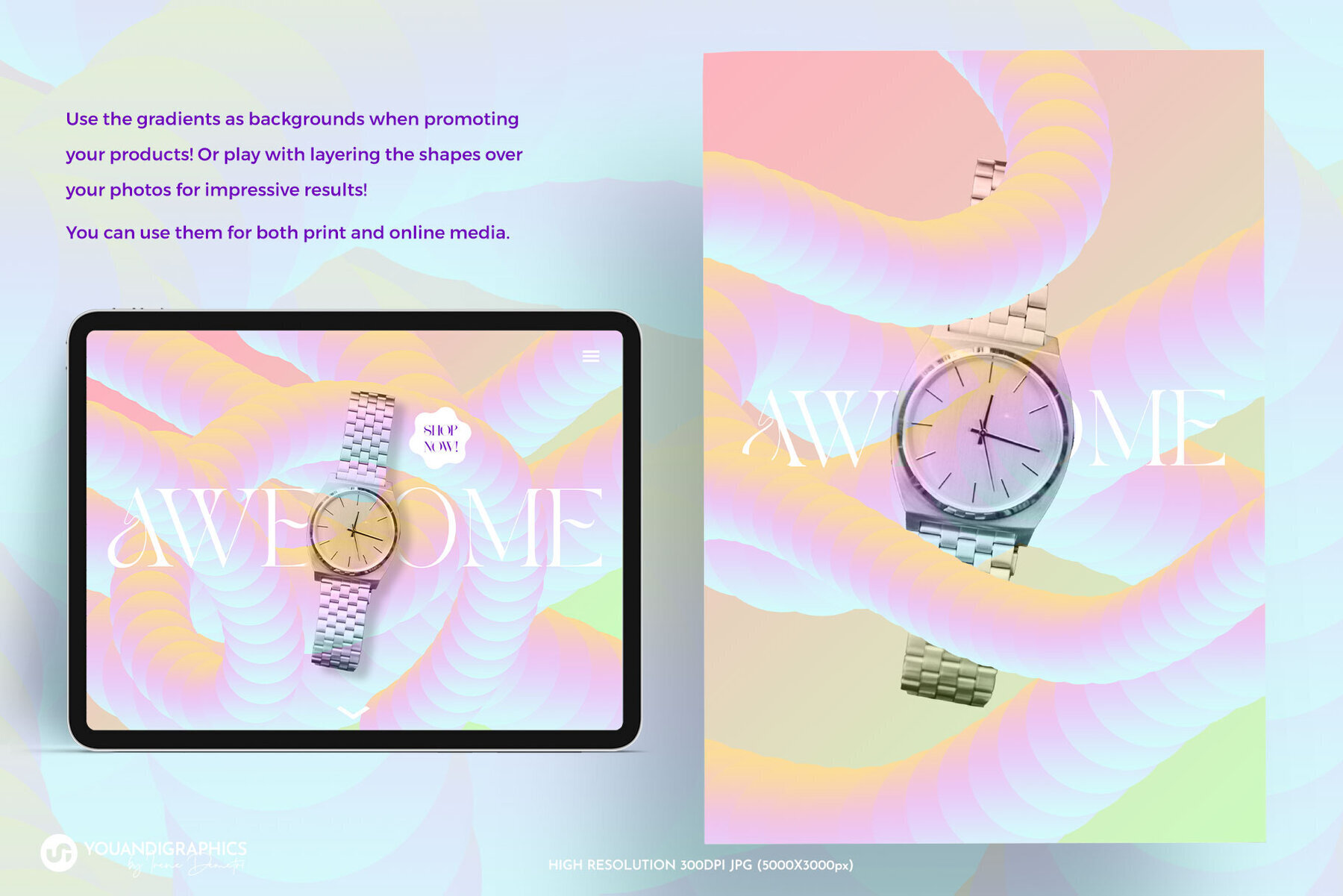 Retro Futuristic Gradients 2