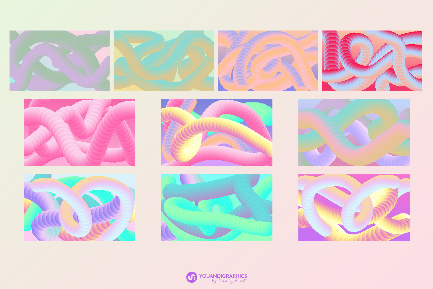 Retro Futuristic Gradients 9