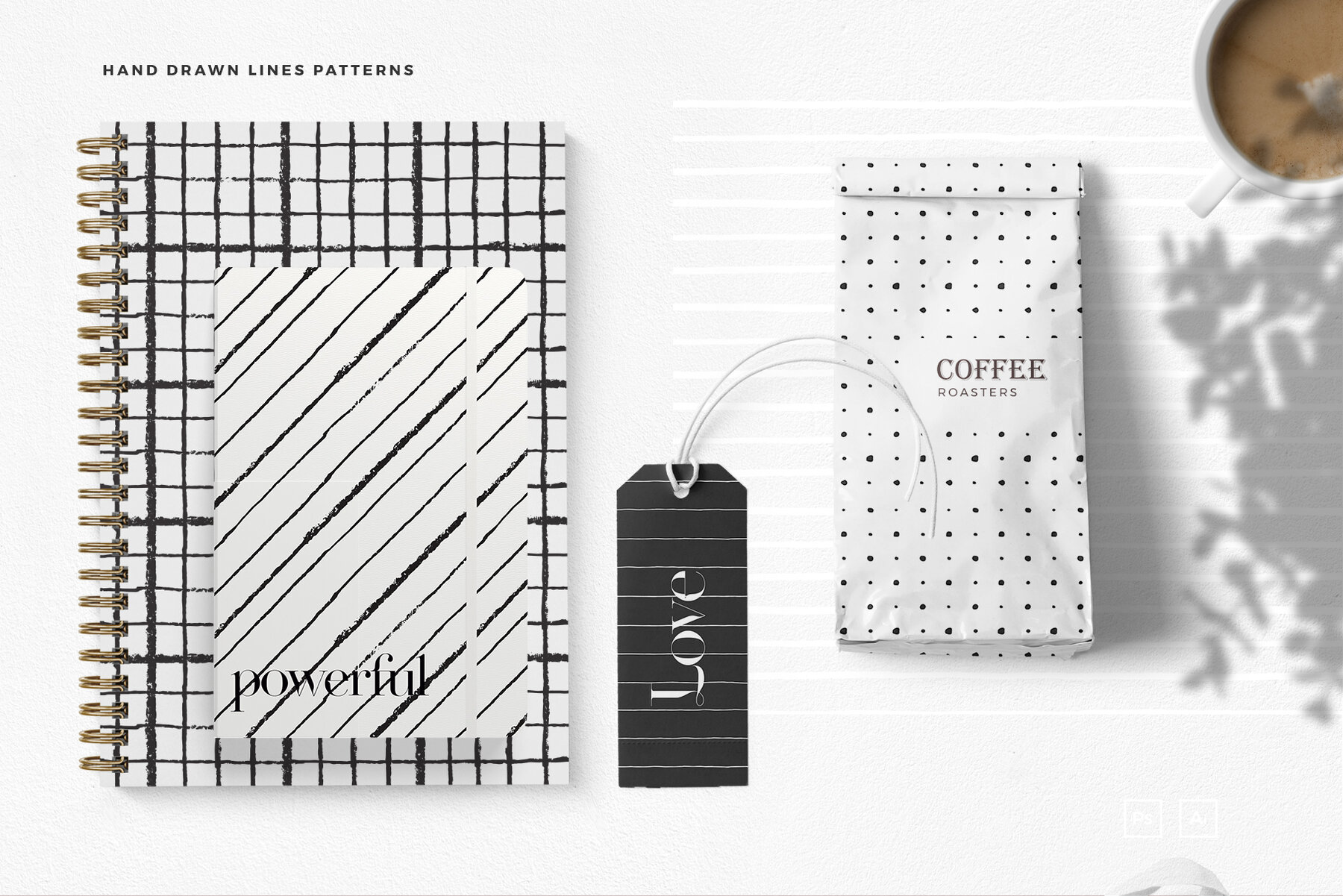 Grids   Lines Seamless Patterns 7