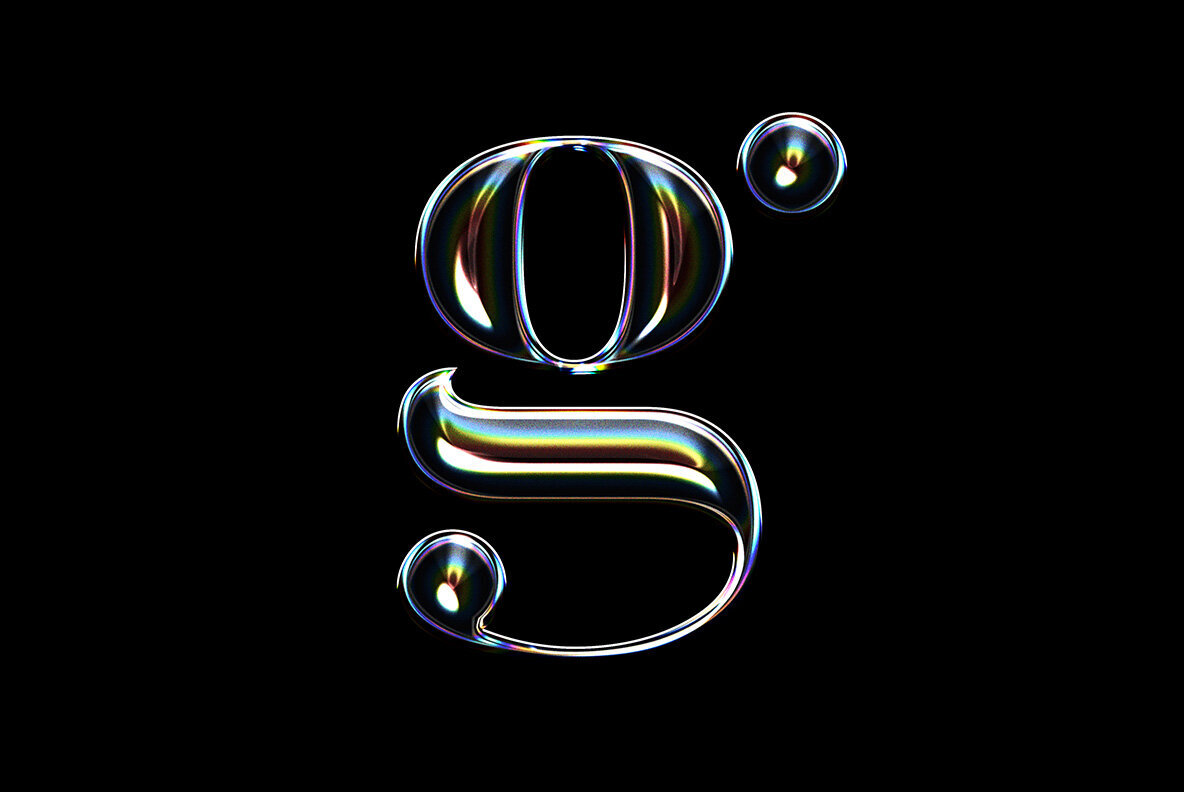 Chrome Logo Mockup 4