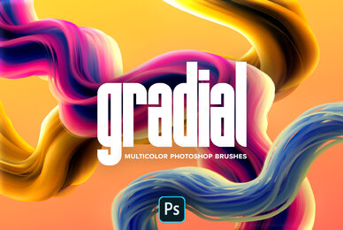 Gradial     Multicolor Brushes for Photoshop