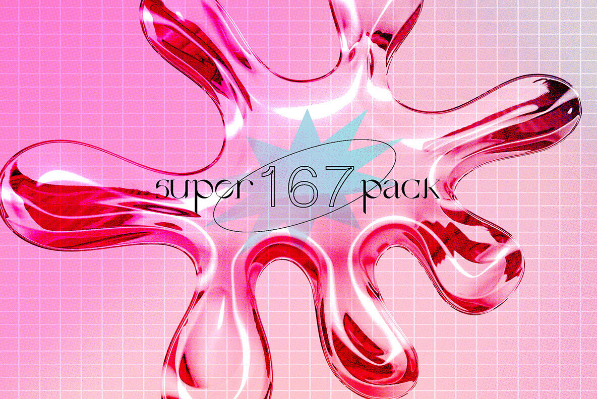 167 Posters Gradients Shapes Pack 2