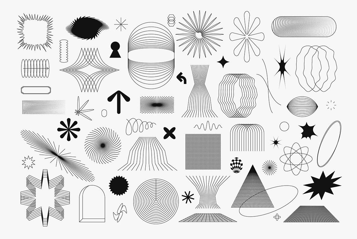 167 Posters Gradients Shapes Pack 7