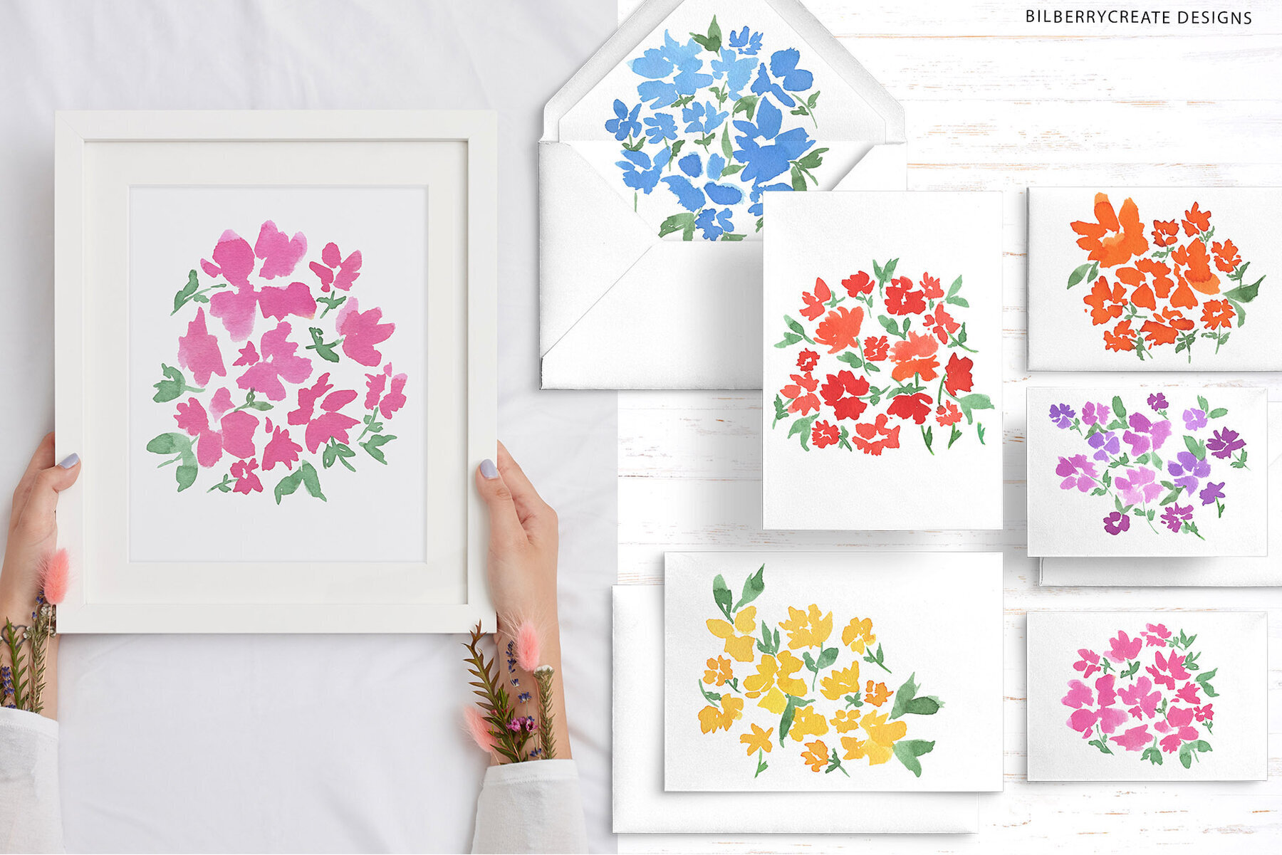 Watercolour Bright Day Pattern Box 3