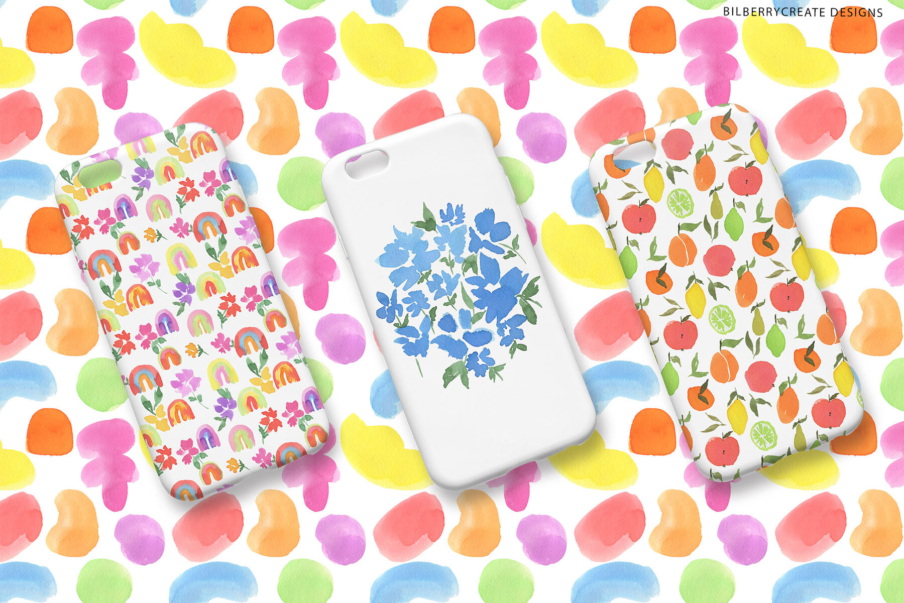 Watercolour Bright Day Pattern Box 7