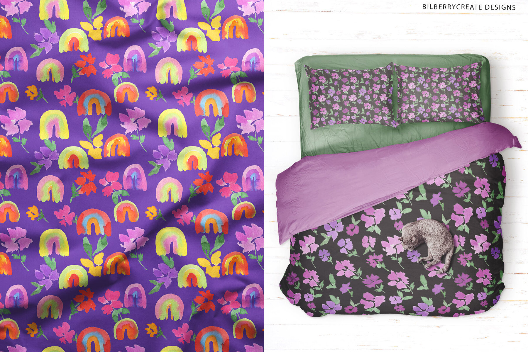 Watercolour Bright Day Pattern Box 8