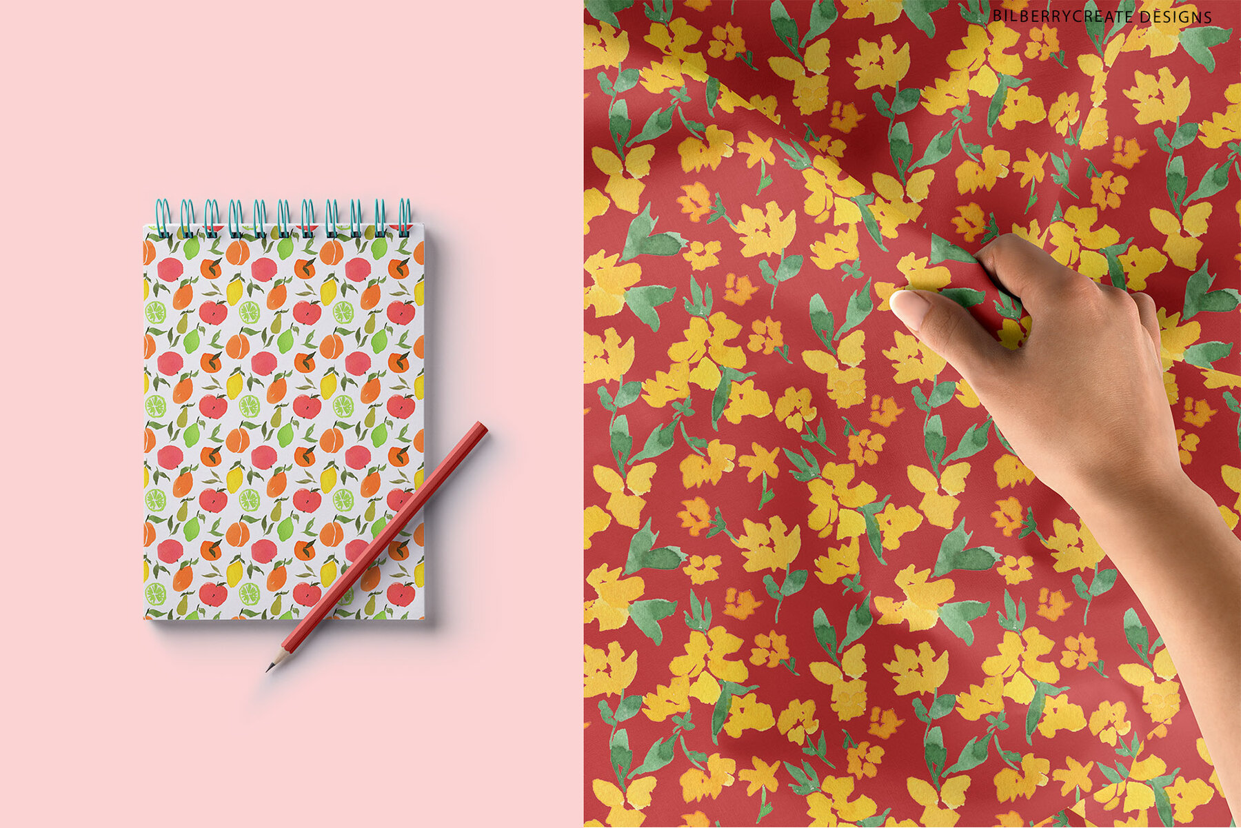 Watercolour Bright Day Pattern Box 9