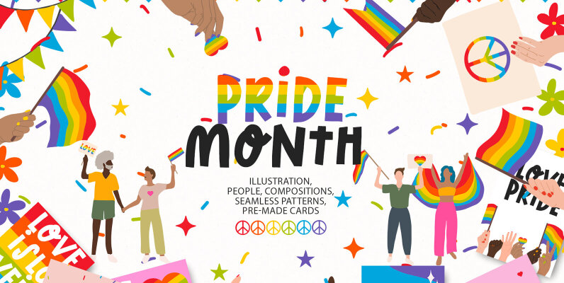 Pride Month Big Art Set