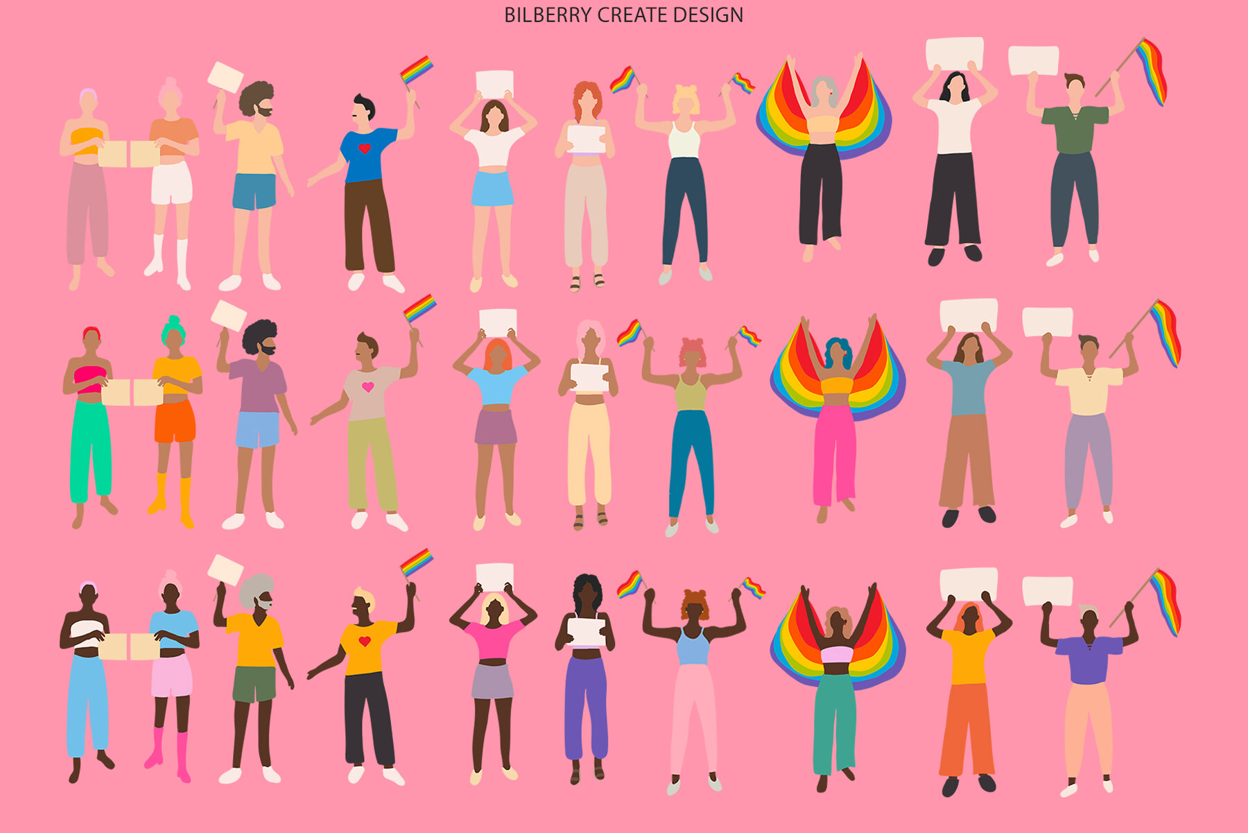 Pride Month Big Art Set 6