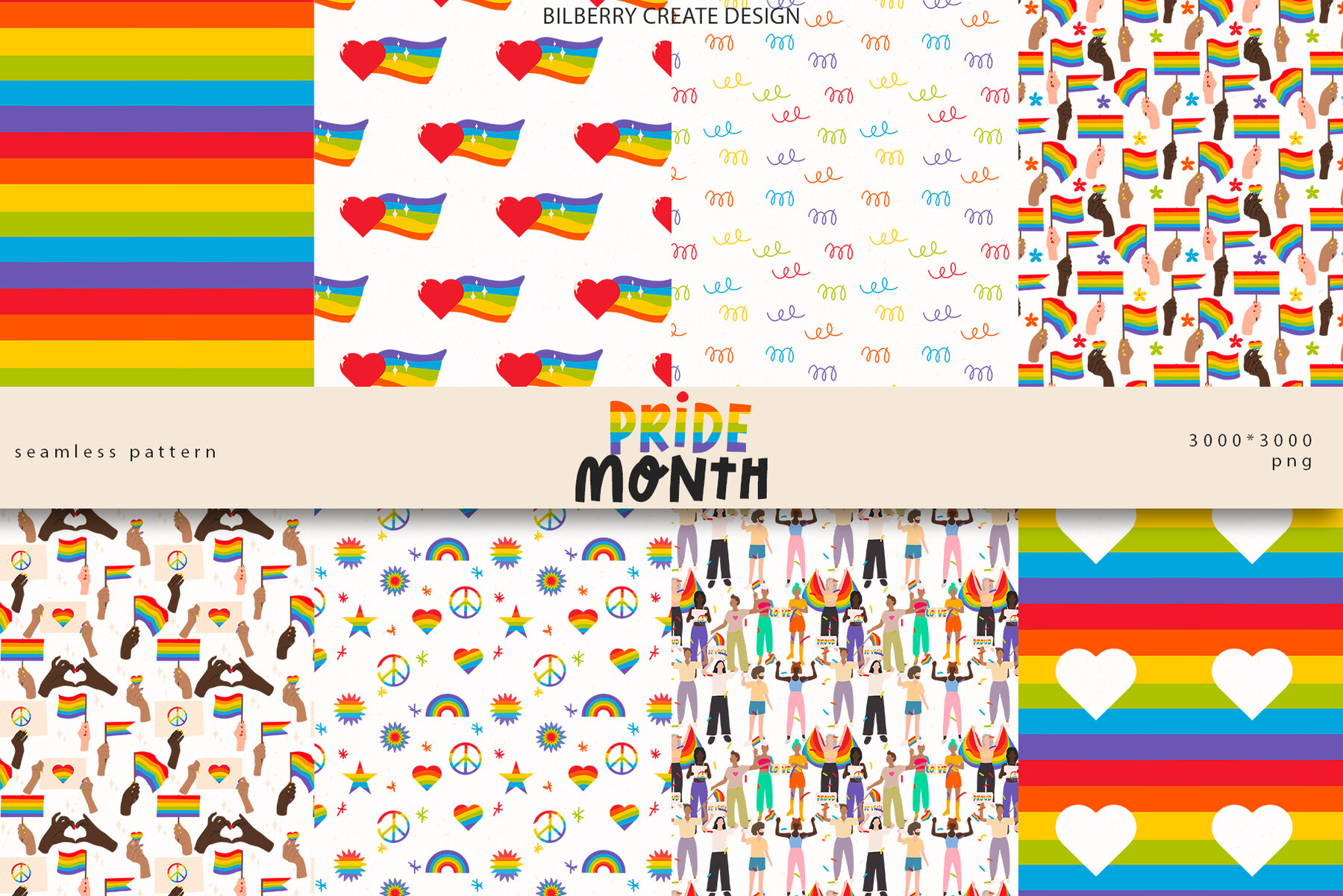 Pride Month Big Art Set 8