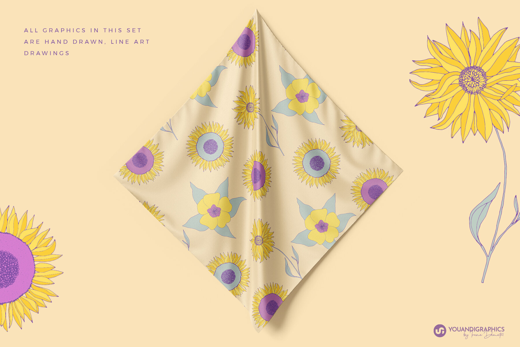 Flower Garden Seamless Patterns 5