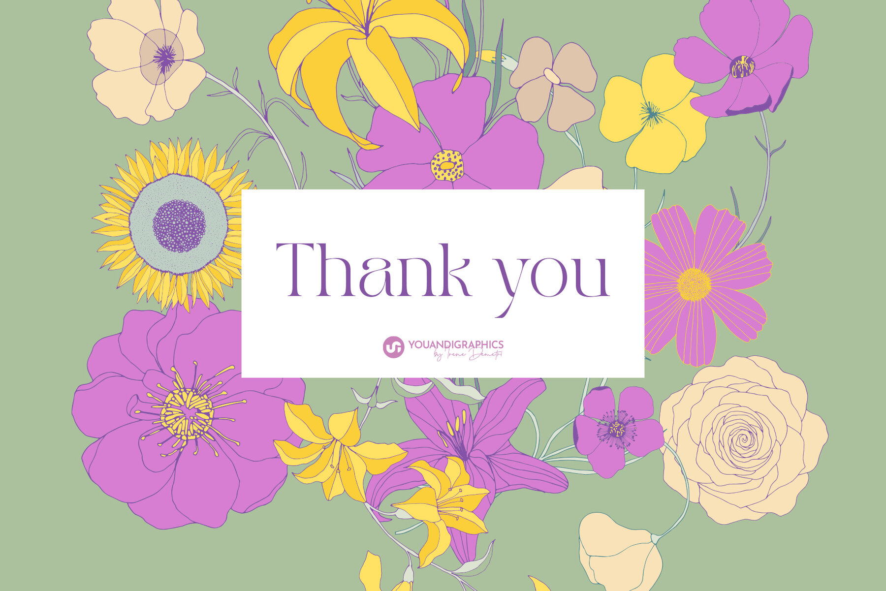 Flower Garden Seamless Patterns 14