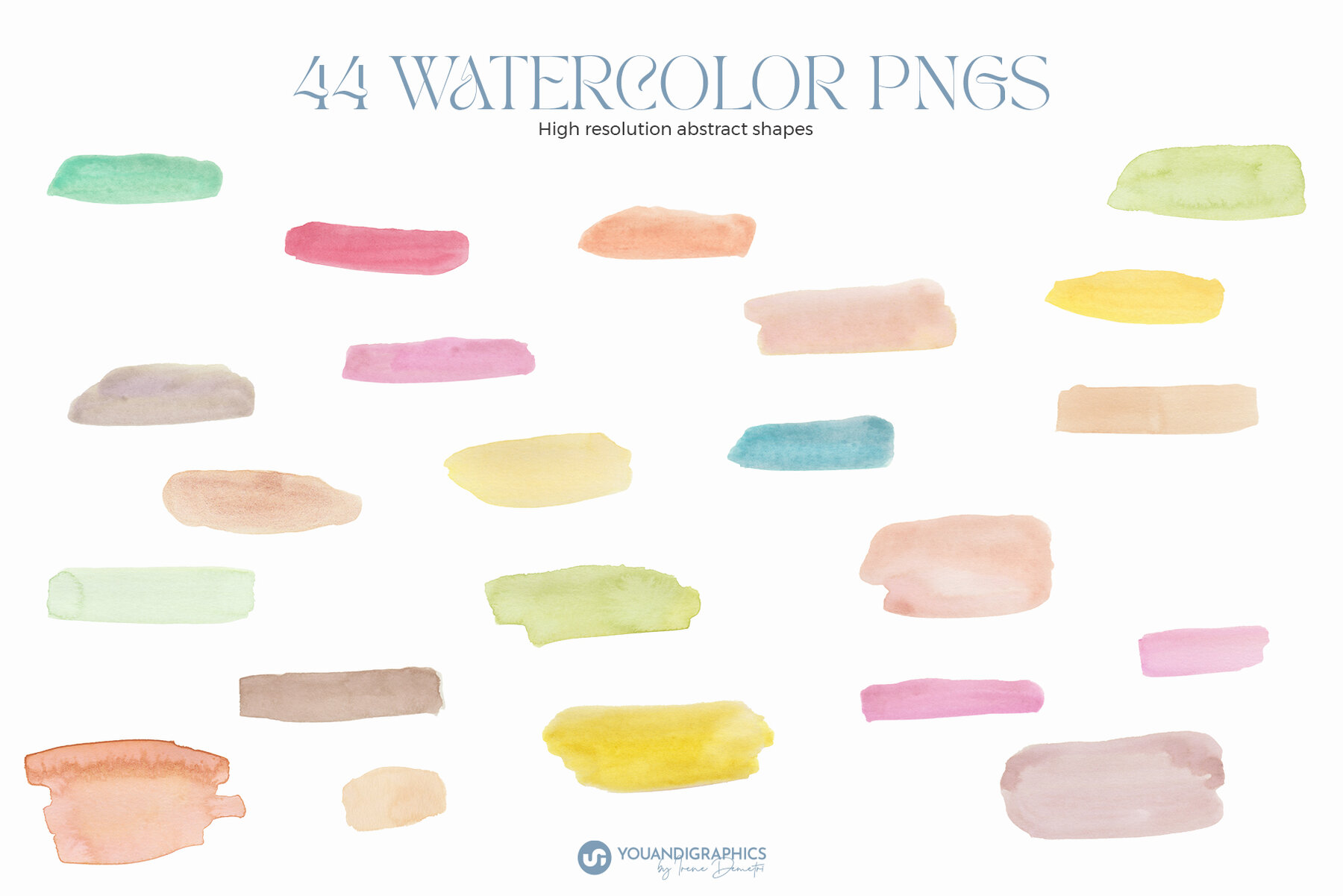 Candy Bar Watercolor Patterns 13