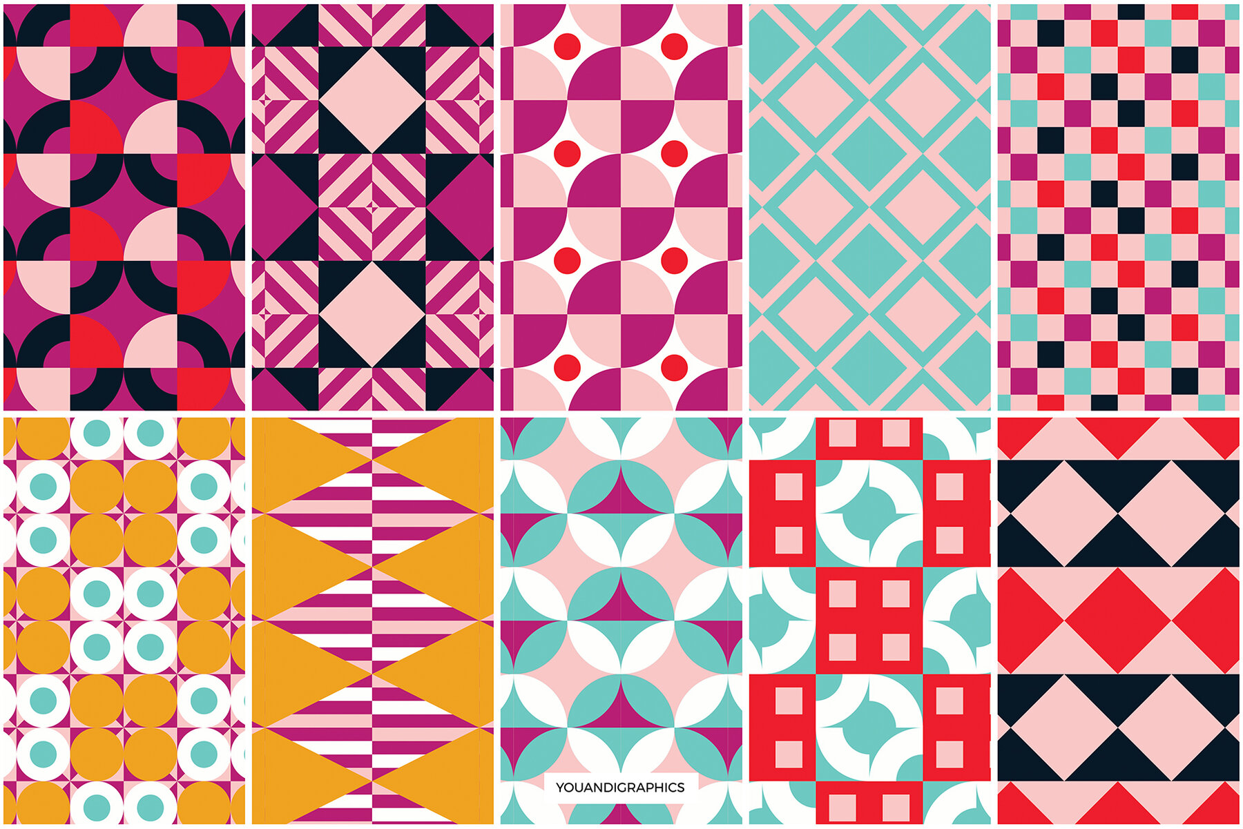 Geometric Patterns  Shapes and Posters 10
