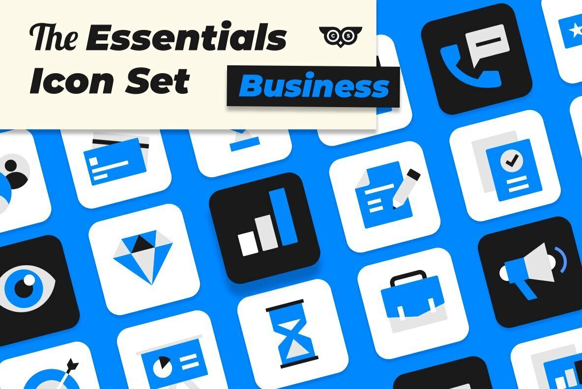 The Essentials Business Icon Set 1