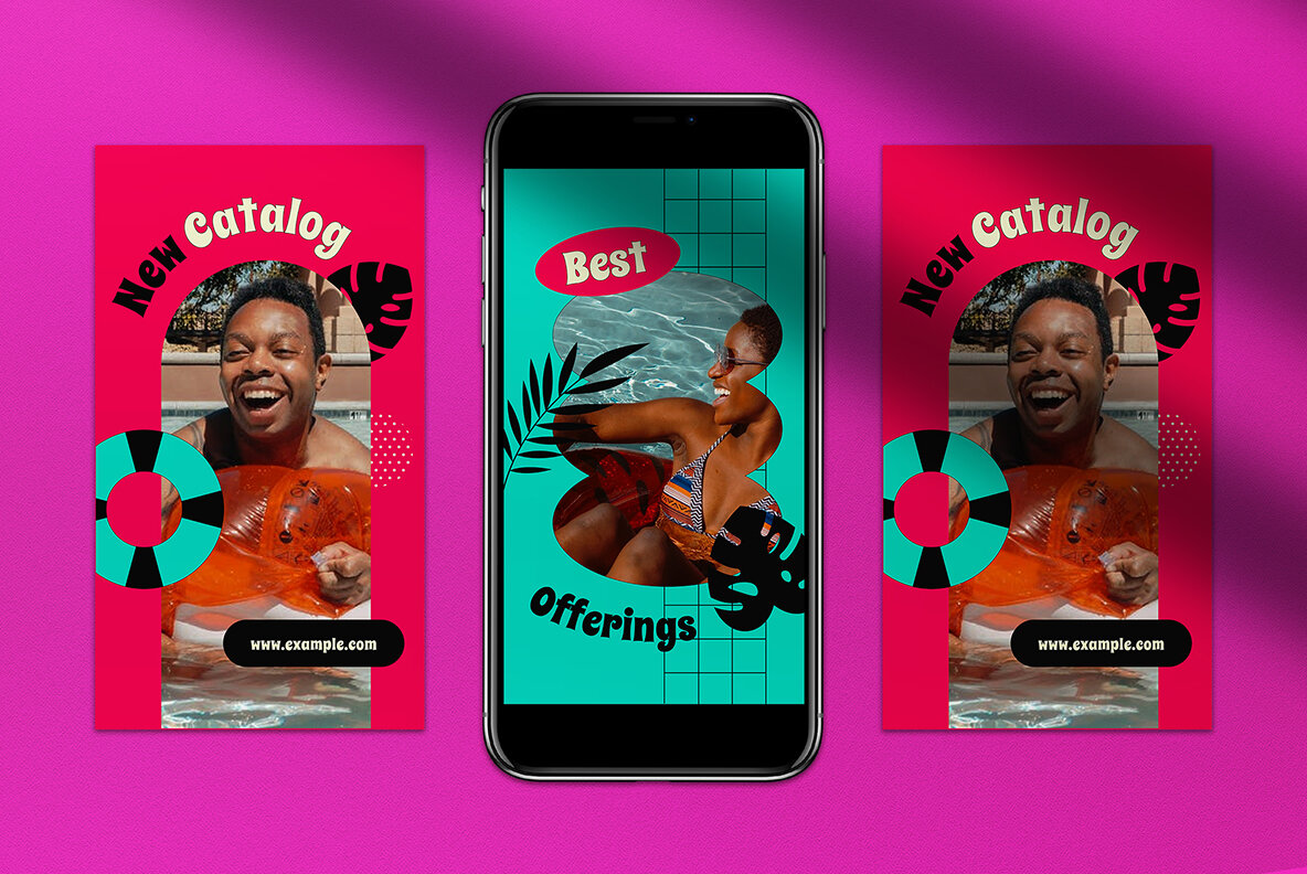 Retro Aesthetic Summer Sale Instagram Pack 6